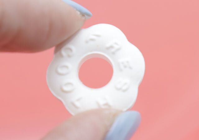 ダイソーのFRESH COOL MINTはお花みたいなデザイン