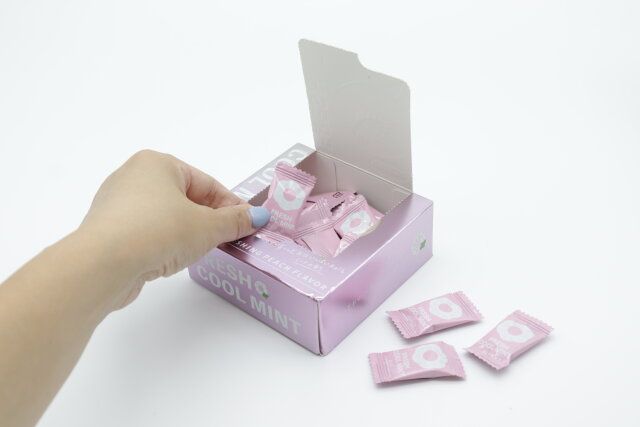 ダイソーのFRESH COOL MINTは個包装タイプ