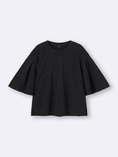 GUのフレアスリーブT