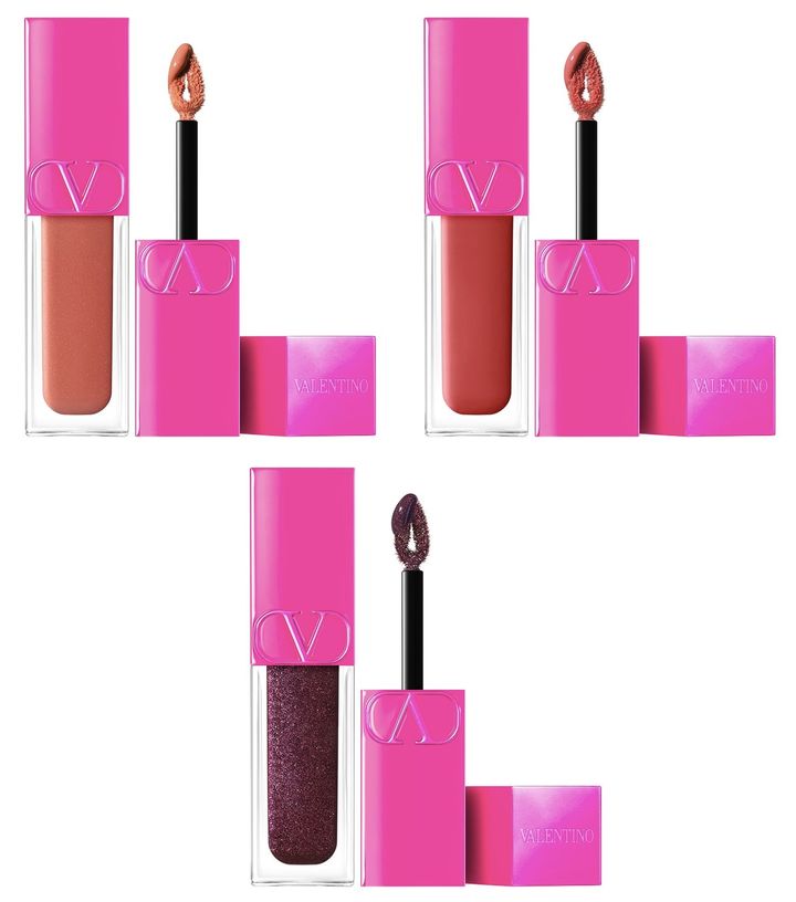 パッファー グロス 〈上左から〉122A、140R、〈下〉520R 各￥6,930（すべて6月18日発売）