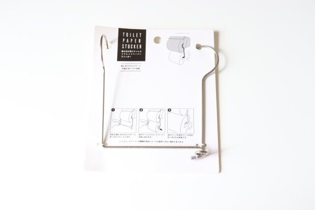 備え付け用ステンレストイレットペーパーストッカー パッケージ