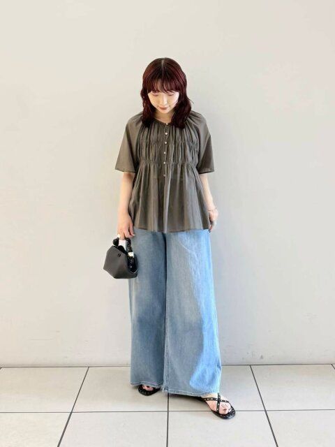 ワイドデニムコーデ2