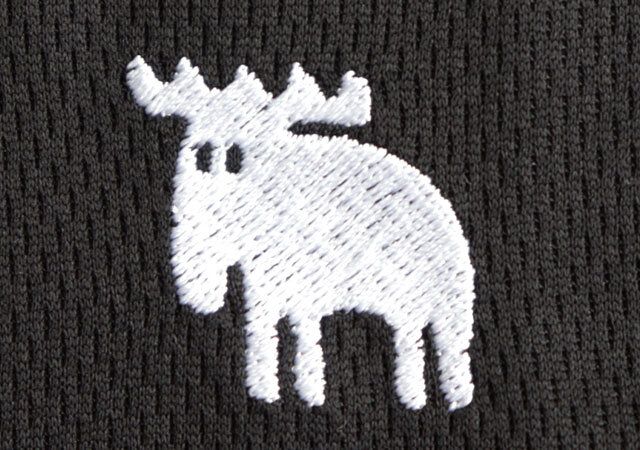 宝島社mozメッシュルームウェアエルクの刺しゅう