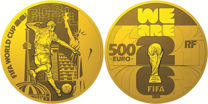 「FIFAワールドカップ26」公式記念コイン、第1次予約販売が6月16日スタート！金貨は最高額550万円（限定70枚）