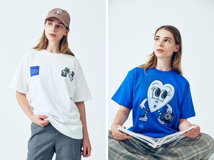 画像: 左「DOG PRINT T-SHIRT」￥7,150、右「DON’T TOUCH-Kun PRINT T-SHIRT1」￥7,150 出典：Chocomoo COLLECTION BY JUN