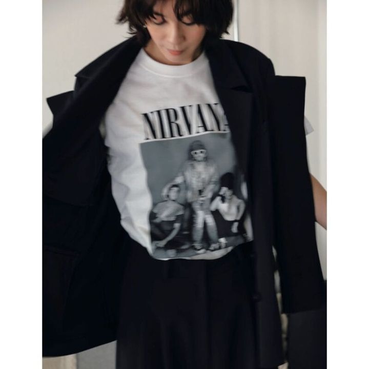 プリントTシャツのコーデ