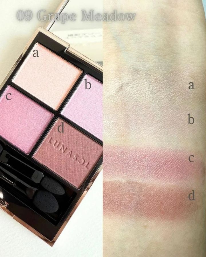 【秋コスメ2025】ルナソルの秋新色まとめ！ アイシャドウ、リップ、チークなどスウォッチつきでご紹介_12_3