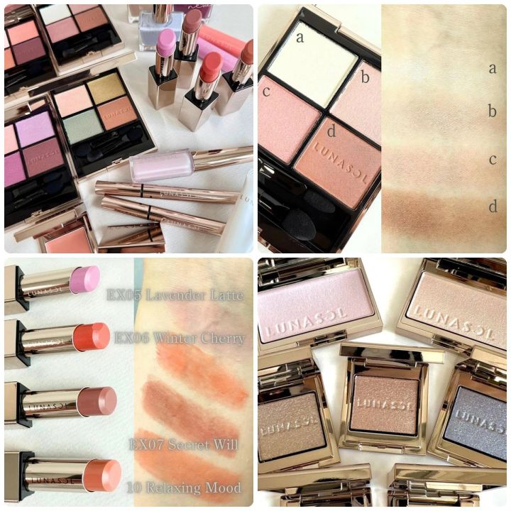 秋コスメ2025】ルナソルの秋新色まとめ！ アイシャドウ、リップ