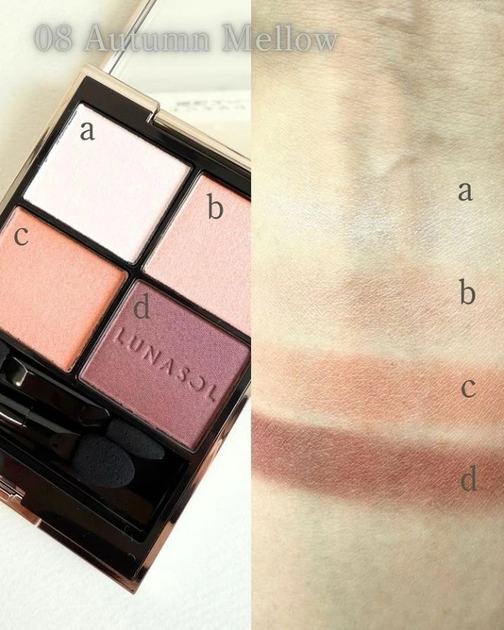 【秋コスメ2025】ルナソルの秋新色まとめ！ アイシャドウ、リップ、チークなどスウォッチつきでご紹介_12_2