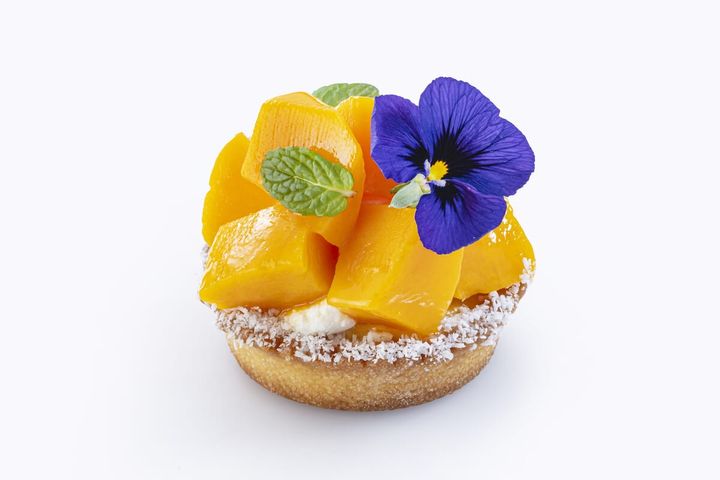 マンゴーのタルト