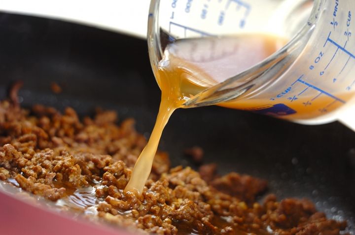 ナスの中華風キーマカレーの作り方3