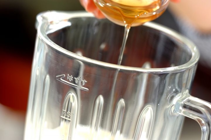 豆乳バナナラッシーの作り方1