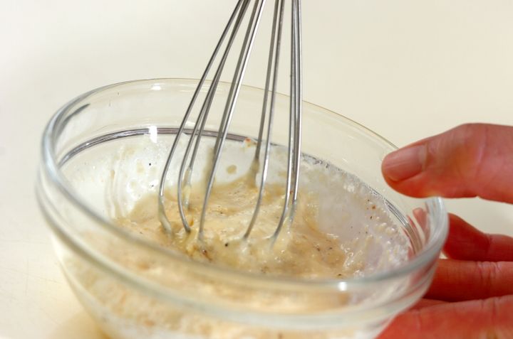 スプーンサラダの下準備2