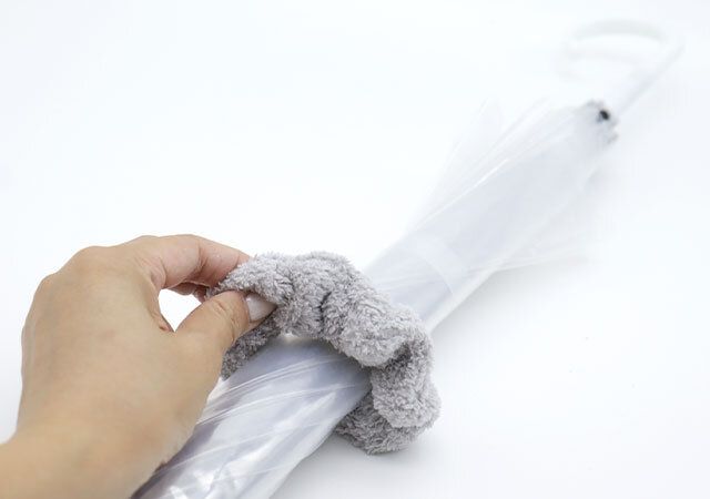 ダイソーの傘用シュシュの便利な使い方