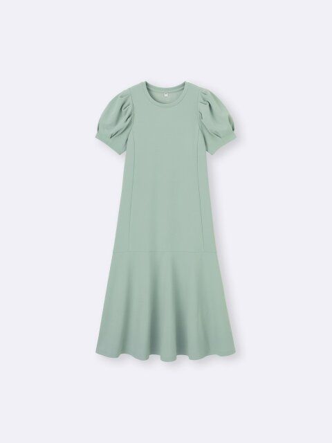 2025gu夏女性ボリュームスリーブワンピース