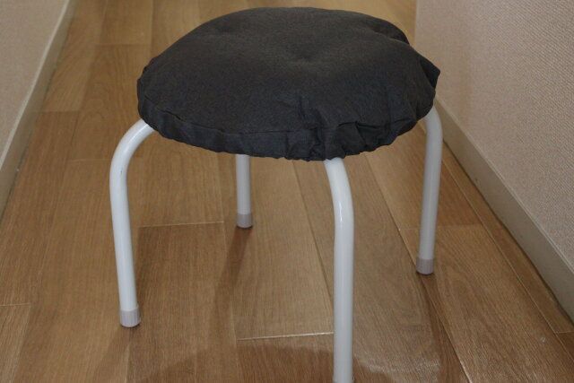 丸椅子カバー クッション 使用例