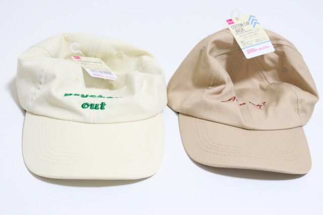 刺繍ロゴキャップ コットンキャップ（ベーシック）