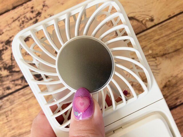 3COINS ペルチェ付き4WAYファン ペルチェ部分