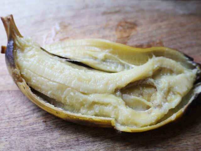 柔らかくなったバナナ