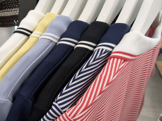 その他の色のラインポロシャツとラインボーダーポロシャツ