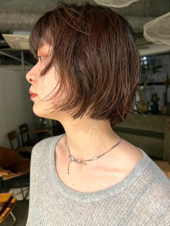 30代ヘアスタイル、ボブ（サイド）、nanuk shibuya
