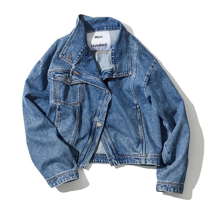 ウォンハンドレッドのライダース風デニムジャケット