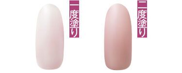 一度塗り、二度塗り／アディクション ザ ネイル ポリッシュ ＋ 013P
