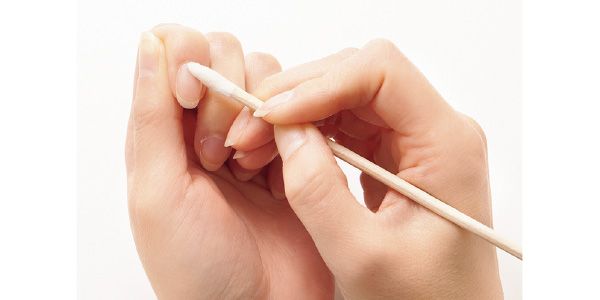 甘皮を押し上げる