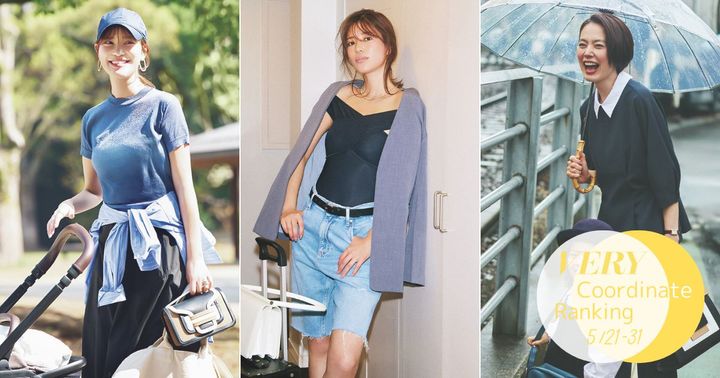 キャップと同色のTシャツを着て腰にシャツを巻いた咲和希さんとトップス使いした水着とデニムパンツにジャケットを羽織った咲和希さんと白衿のネイビーブラウスを着た浅見れいなさん