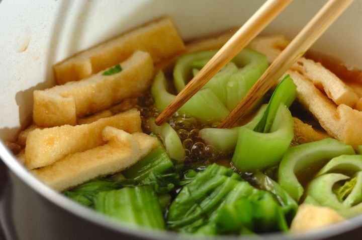 チンゲン菜の煮びたしの作り方1