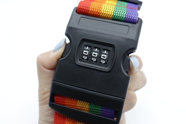 ダイソー スーツケースベルト（3桁ダイヤル式） 暗証番号の設定