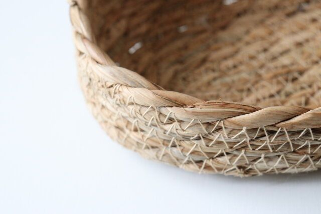 水草バスケット（楕円） 素材