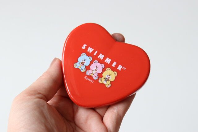 SWIMMERハート型ミラーFunny デザイン