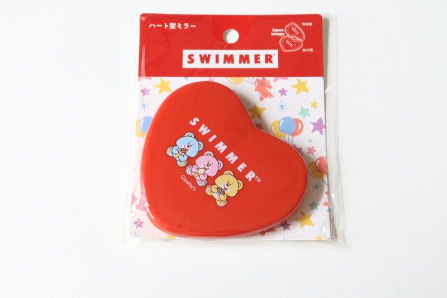 SWIMMERハート型ミラーFunny パッケージ