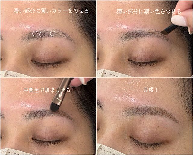 まばら眉さん アイブロウパウダー 使い方