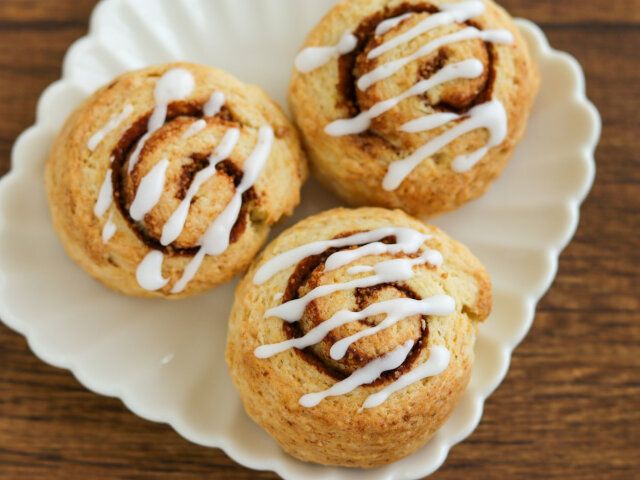 シナモンロール風スコーン 完成