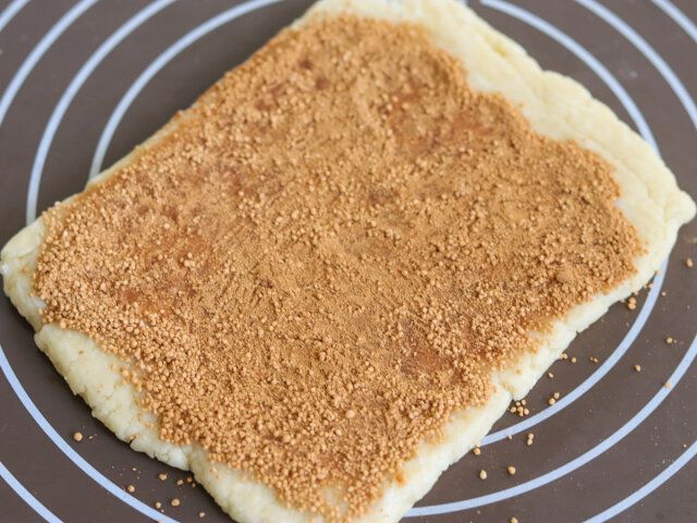 合わせておいた①をまんべんなく広げる。