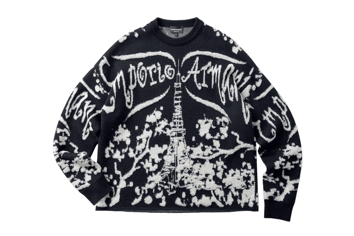 〈エンポリオ アルマーニ〉のニット