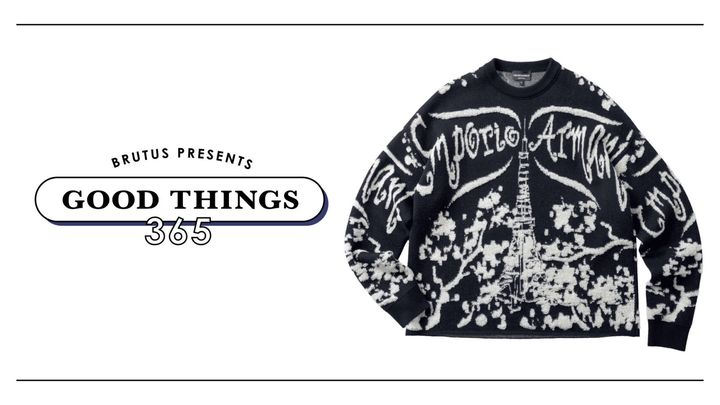 〈エンポリオ アルマーニ〉のニット