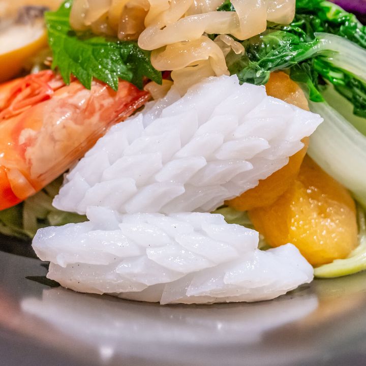 海鮮冷麺 ～3種ソース食べ比べ～ いか