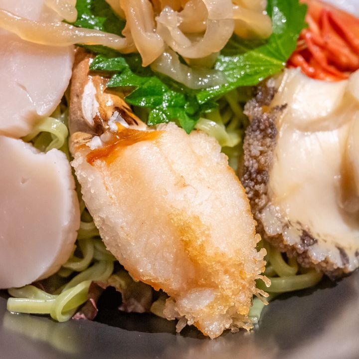 海鮮冷麺 ～3種ソース食べ比べ～ 蟹爪