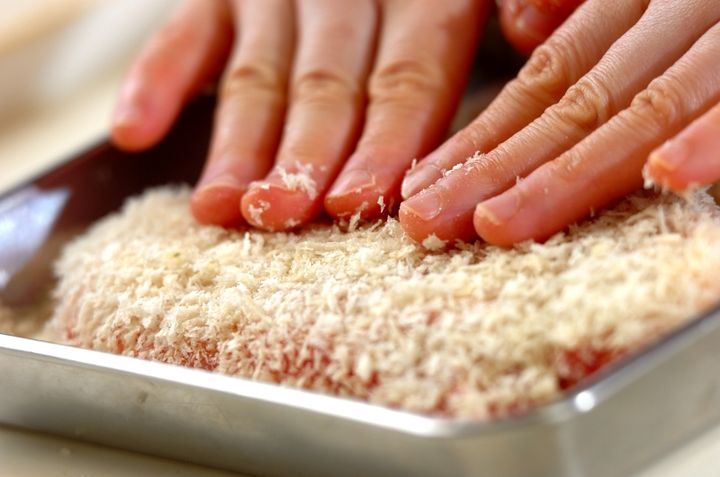 トンカツ・すりおろしダレの作り方1