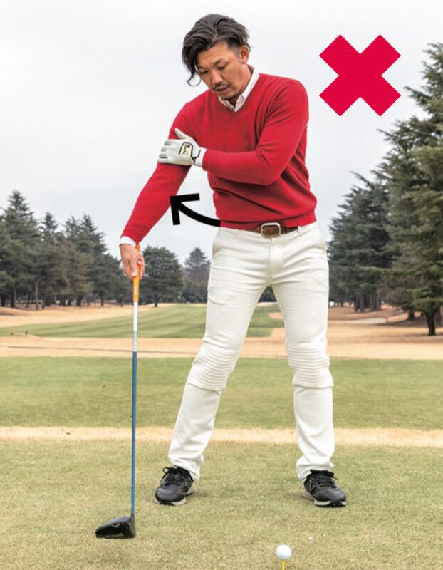 ドライバーのミート率を高める秘訣を解説！両ワキを締めている人は要注意らしい