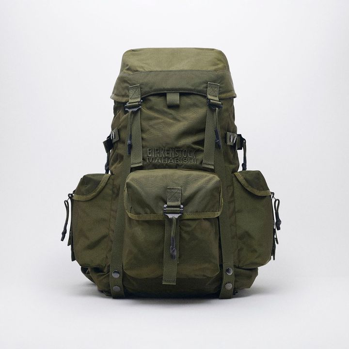 BIRKENSTOCK × MAHARISHI マリスバックパック ¥71,500／BIRKENSTOCK（ビルケンシュトック・ジャパン カスタマーサービス 0476-50-2626）Photo_ Courtesy of BIRKENSTOCK