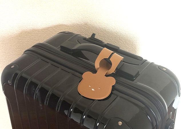 ダイソー トラベルネームタグ（クマ） 使用例