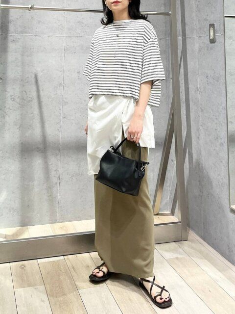 ボーダーTシャツコーデ2