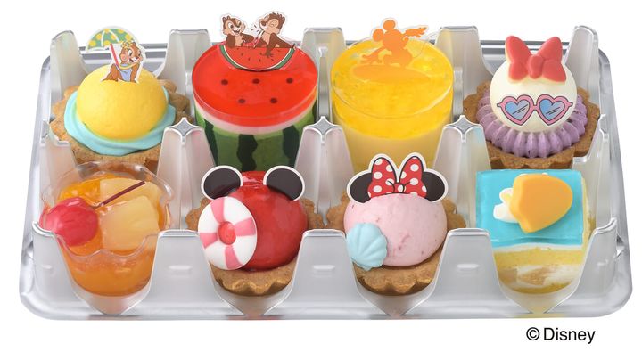 ＜ミッキー＆フレンズ＞海でエンジョイ！（8個入）ラインナップ