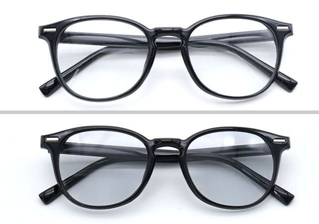 宝島社調光サングラスブラック紫外線で色づく