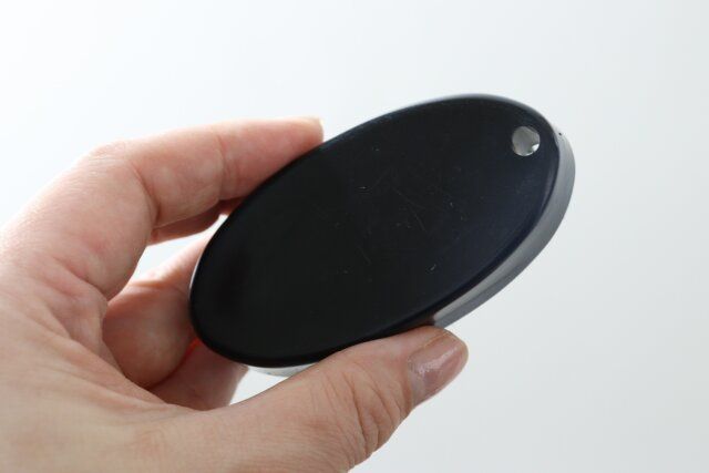 ダイソー 毛玉取りブラシ（ブラック） サイズ感