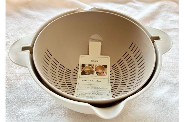 「スリコ」KITINTOシリーズ！「ザル&ボウルセット／KITINTO」
